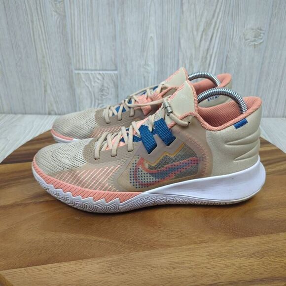 Nike Kyrie Flytrap 5 Crimson Bliss/Hemp/Madder Root/Rattan Shoes Men’s 9 - Picture 4 of 11